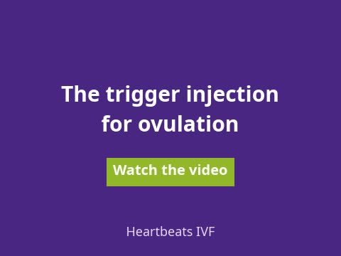 Watch the video: the trigger injection for ovulation